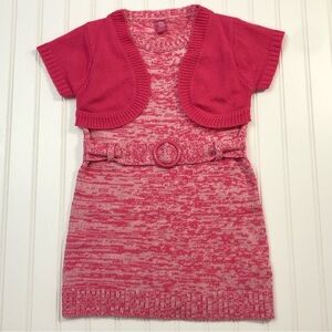 Star Ride Girls Pink Sweater Dress